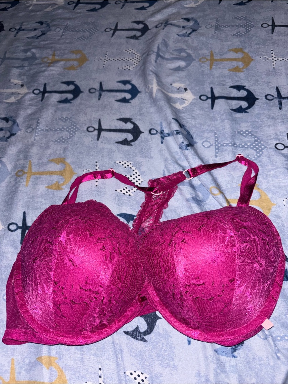 Victoria’s Secret pink Lace Push-Up Bra 38 D